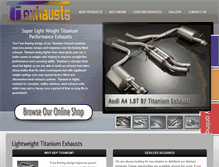 Tablet Screenshot of lightweightperformancetitaniumexhausts.co.uk